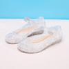 Cross-border Summer Frozen Princess Elsa Girls' Crystal Sandals - Cinderella Inspired High Heels