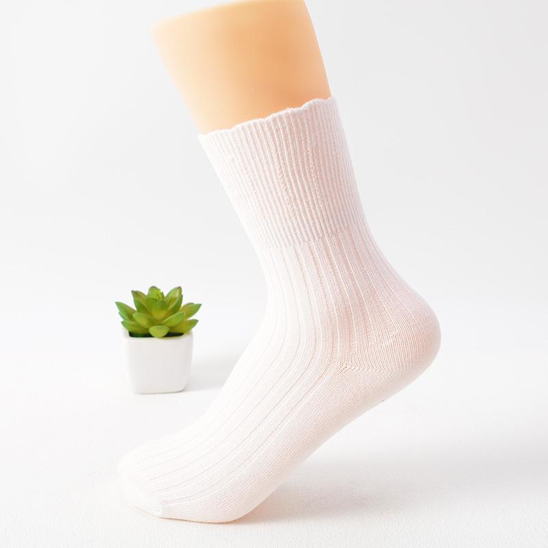 

Леди Весна и Осень Свободная Стопа Свободный Голеностоп В Носки-Трубы 1 pair белый