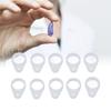 10pcs Hearing Aid Lanyard Silicone Loops BTE Hearing Aid Clip Adaptor Replacement Accessories for Elderly