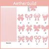 Bow Creative Decor Disposable Straw Birthday Party Scene Props Decoration