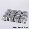 New Magnetic Spice Jar Set Stainless Steel Spice Tins Spice Storage Container Pepper Seasoning Sprays Tools with Spice Label