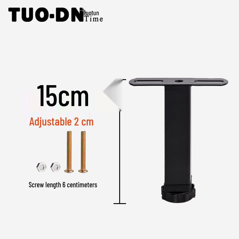 Adjustable Ribbed Bed Frame Support Legs - T-Shaped Accessories