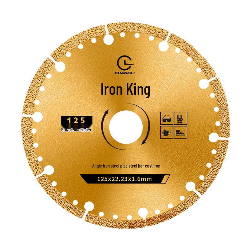 Stainless Steel & Cast Iron Cutting Disc for Metal: Iron Cutter King (100/115/125 mm)