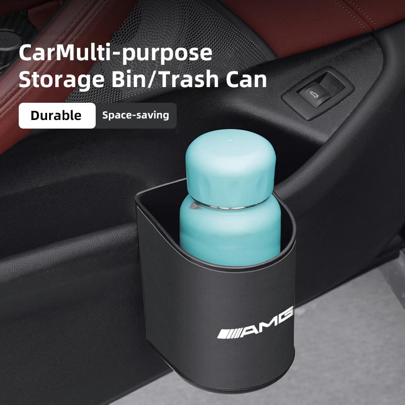 Car Door Cup Holder Box Back Clip Drink Rack Storage Bin Water Cup Box Sticker For Mercedes Benz AMG W177 W176 X166 X167 C257