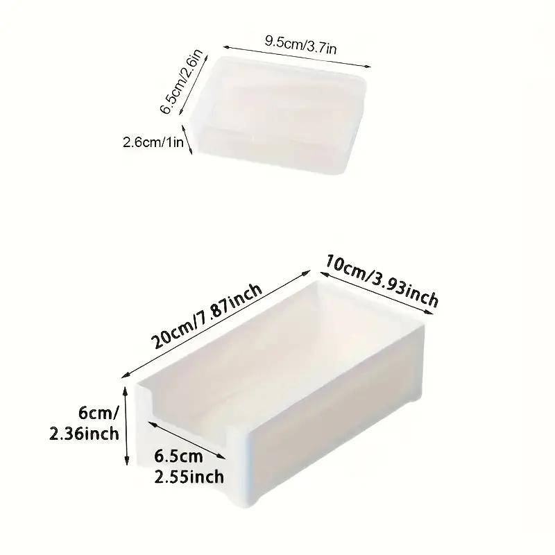 Plastic Cable Organizer Box Set With 7 Clear Storage Trunks - Non-Waterproof, Multipurpose Desktop Cord Management, Charging