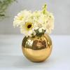 Metal Ball Round Metal Vase for Home Décor | Table Decorative Flower Pot for Valentine’s Day | Perfect Couple Gift for Wedding, Anniversary, Birthday