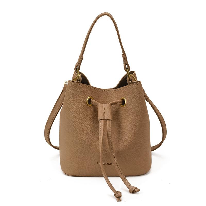 Drawstring Bucket Bag, Woman and Mother Bag, New Fashionable Versatile Single Shoulder Messenger Bag, Casual Underarm Bag