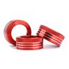 Bruce & Shark Car Air Conditioner Switch Knob Ring AC Knob Cover for BRZ Toyota 86 Car Red Switch Cover