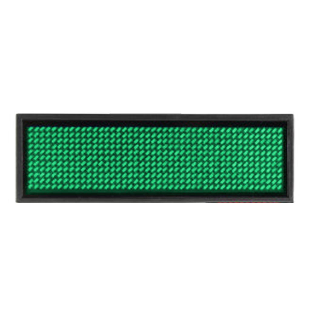 LED Name Tag for Business Rechargeable LED Card Screen for Bar Hotel Party Supermarket School and Restaurant 4 Colors