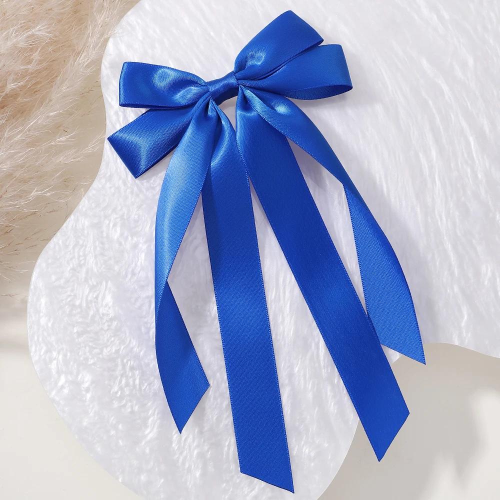 1 Stück/Los Ballettstil Mädchen Schleife Langes Band Haarspange Süßes Mädchen Halb Zusammengebundenes Haar Kopfschmuck Stil Mode Haarschmuck