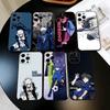Blue Lock Handyhülle Für iPhone 17, 16,15,14,13,12,11 Plus,Pro Max, Andere Weiche Schwarze Hülle