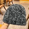 Autumn and Winter Warm Atmosphere Twist Knitted Wool Hat Men's and Women's Street Fashion Versatile Mixed Color Pullover Ear Hat