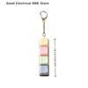 Keyboard Key Toy 4 Keys Button Keycap Fidget Keychain Keyboard Clicker Toy Keyboard Cube Toy for Adult Gifts To Relief Pass Time