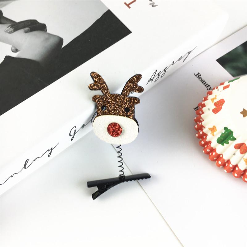 Pinces à cheveux de Noël en bois de renne pour adultes et enfants - 2021