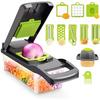 Hot Selling  16 In 1 Multifunctional Vegetable Chopper Container Stainless Steel Kitchen Accessory Durable for Home Use