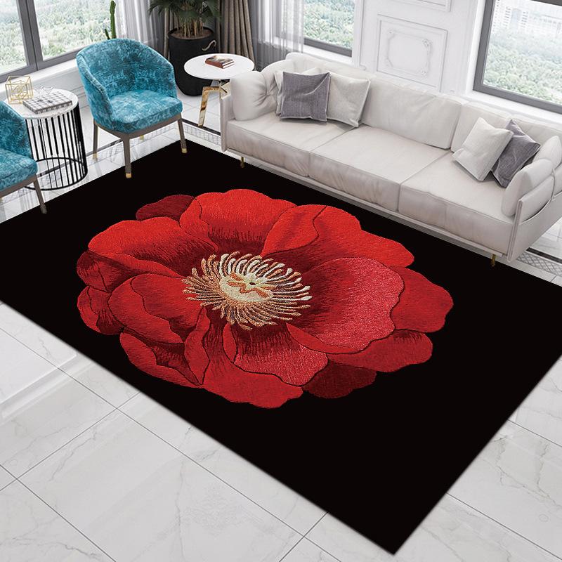 Nordic Ethnic Style Carpet Living Room Bedroom Sofa Coffee Table Tatami Bohemian Home Carpet