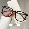Luxury  Fashion Anti-Blue Light Women Eyewear Retro Unisex Eyeglasses Frame Trend Optical Computer Transparent Universal Glasses