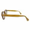 Excellent MOSCOT Sunglasses LEMTOSH Eyewear Clear Brown Mens Used