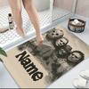 Custom Name Knife Dark Carpet Rug Customizable Soft Washable Anti-Slip Home Living Room Sofa Mats Personalized Rug. 0909105