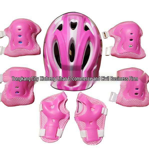 Dětská 7dílná bezpečnostní sada pro helmy, kola, brusle a skateboardy