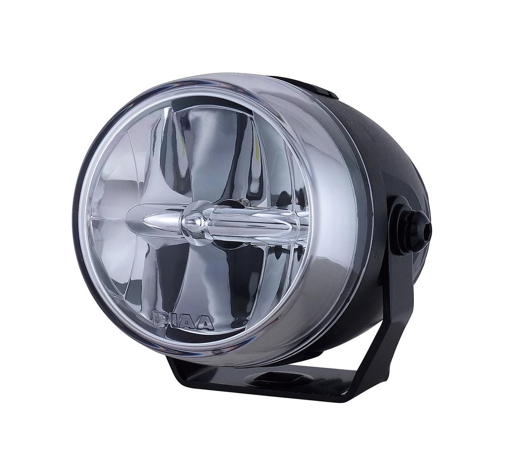 PIAA MLL3 Motorcycle Fog Lamp, LED, 6000K, Additional Lamp, Diameter 2.8 Inches (70 Mm),