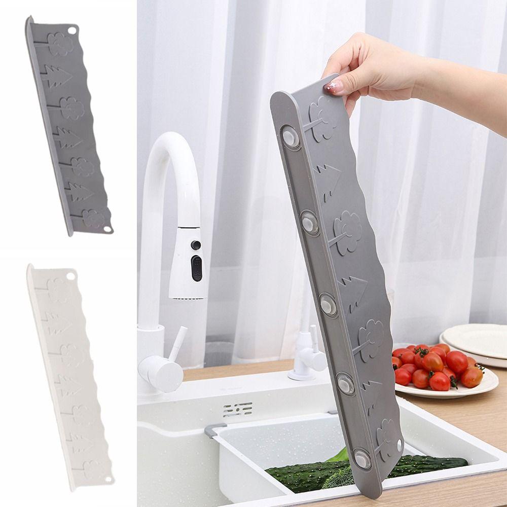 Flexible Kitchen Water Baffle Soft Water Baffle Plate Sink Splash Guard  Kitchen Gadgets