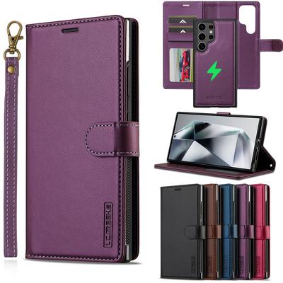 Magnetic Flip Leather Wallet Case For Samsung A57 A37 A17 A56 A36 A16 A55 A35 A15 A54 5G S21 FE S22 S23 S24 Plus S25 Edge S26 Ultra Card Holder Cover