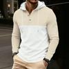 Spring Autumn Hooded Sweatshirt Men Patchwork Casual Jogger Hooded Hoodie Male Streetwear Pull On Sweatshirts Fashion Hoodies