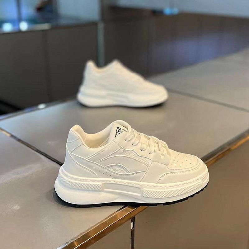 

Tide Boutique C stream color scheme! Thick-soled casual shoes design soft sole shoes are OK 38 белый
