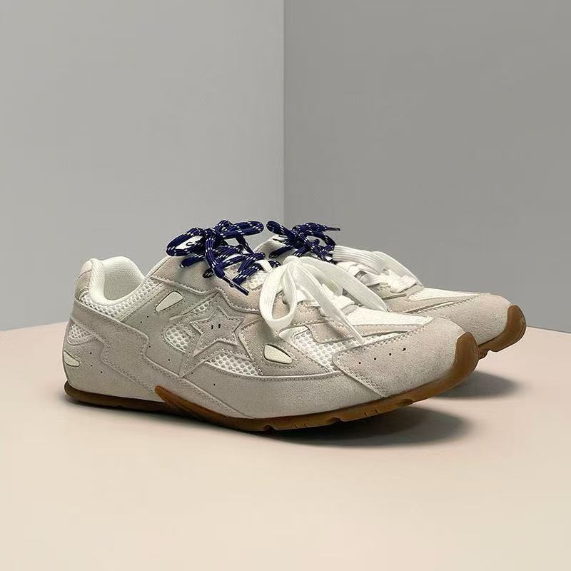 

Новая серия верха из коровьей кожи, цветные ретро-трендовые ботинки на двойной шнуровке 35