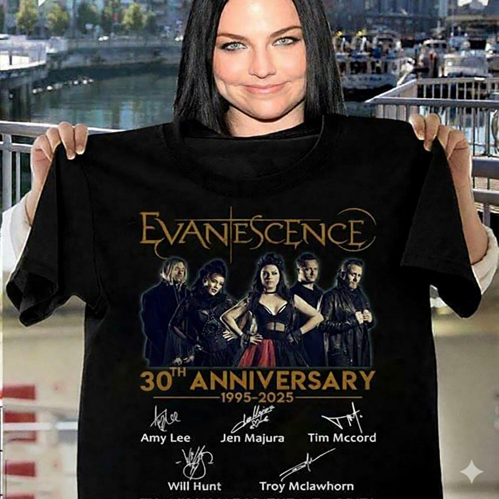 

New Evanescence 30th anniversary Gift For Fans Unisex S-5XL Shirt BL549 Unisex T-Shirt XXXXL