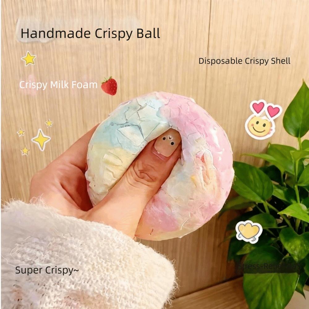 Simulation Chocolate Chocolate Squish Ball Crispy Sound Crunchy Fidget Toy School Party Gifts
