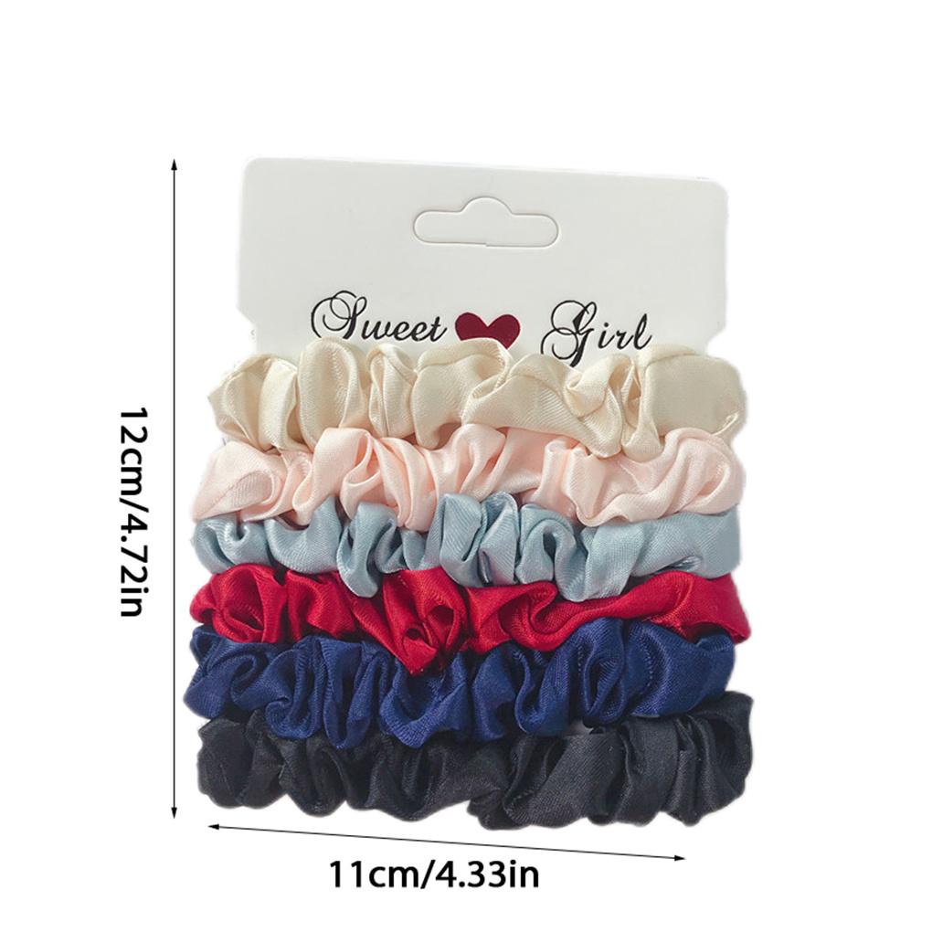 1 Set Hair Ties Supple Hair Accessories Woman Hairband Lovely Korea Style Hair Rings for Household Work Office Company Sports
