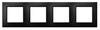 Quadruple Frame, Matte Black ARIA R-4U/33