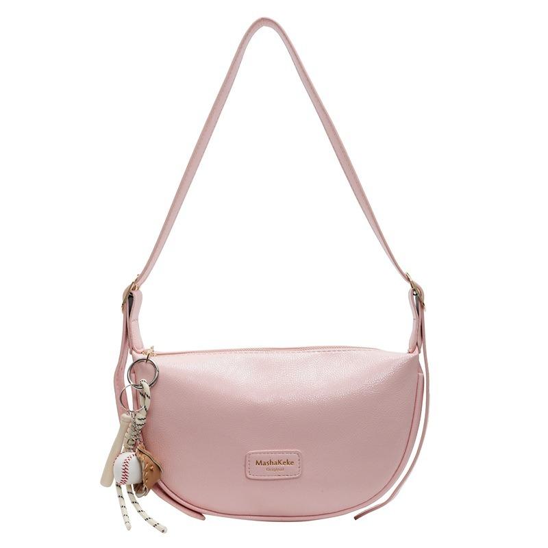 Fashion commuter shoulder bag soft leather bag women's new versatile portable simple messenger bag
