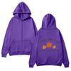 Unisex Zip-Up Hooded Sweatshirt With Print Design Casual Long Sleeve Pullover