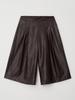RMRN Leather Bermuda Pants
