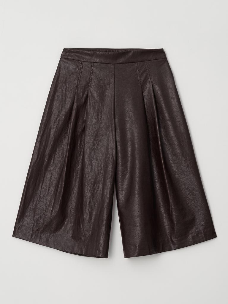 RMRN Leather Bermuda Pants