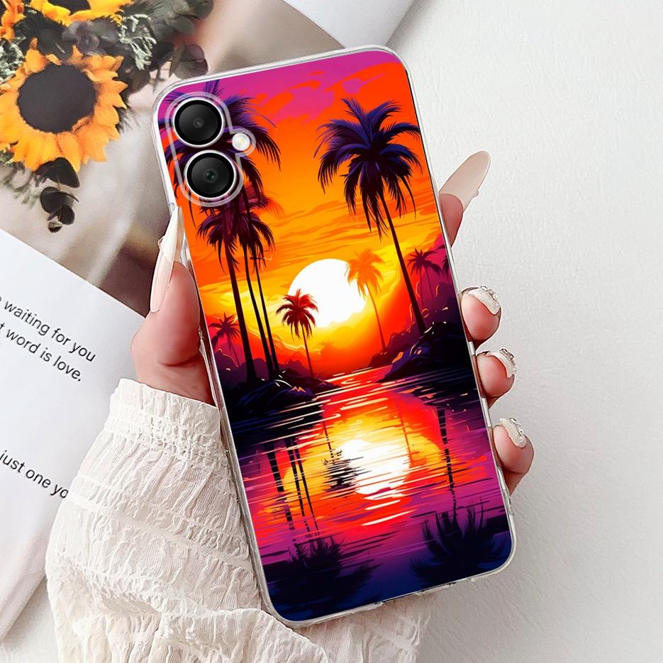 For Samsung Galaxy A06 Case A04 A04e A05 Lucky Koi Fashion Painted Cover Soft Silicone Case For Samsung A06 A 04 Galaxy A05 Bags