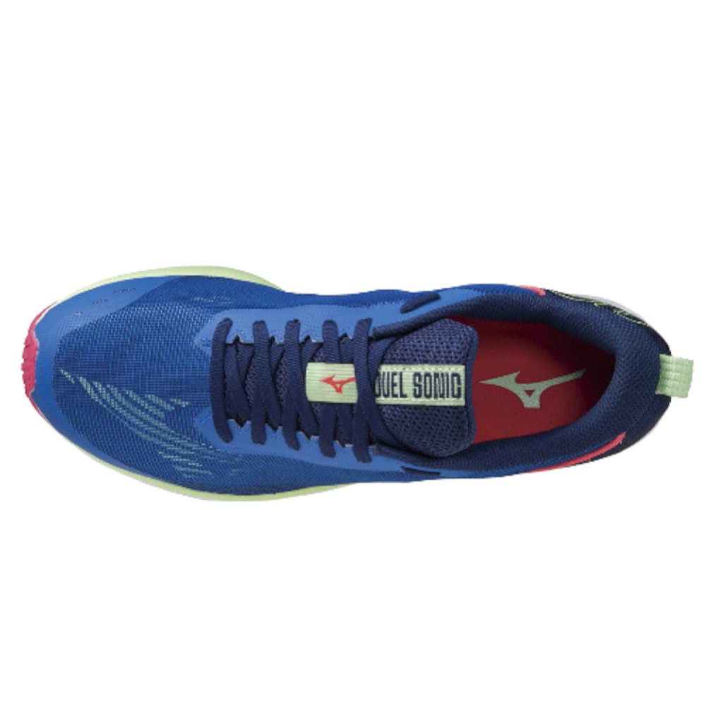 Running Shoes Duel Sonic 2 Club Activities Lightweight Cushioning Track and Field Cm 2E [Mizuno] Men's Blue/Light Green/Pink 22.5