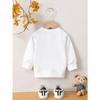 Kids Crewneck Sweatshirt, Funny Halloween Print, Spring Autumn Casual Tops