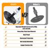 Universal Snow Plow Skid Shoes ATV UTV 2 Heavy-Duty Anti-Slip Shoes with Nuts Washer Hardened Steel Skid Shoes