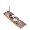 Ceramic Censer Handicrafts Peach Blossom Home Ornaments Peony Incense Stick Burner Holder