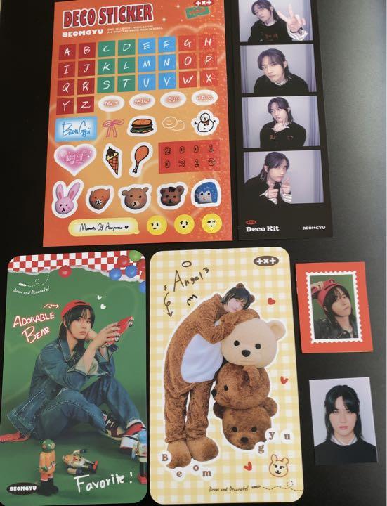 

[Б/У] Набор для декорирования Бёмгю 4 фото на документы карточка для обмена