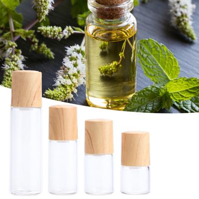 5 Stück Holzkappe Leichtgewicht Großartig Tragbar Breite Anwendung Leere Flasche Parfümflasche