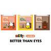 rom&nd x Miffy Better Than Eyes 6.5g Eyeshadow Palette + Mini Brush Keyring Set Limited Edition K-Beauty Eye Makeup