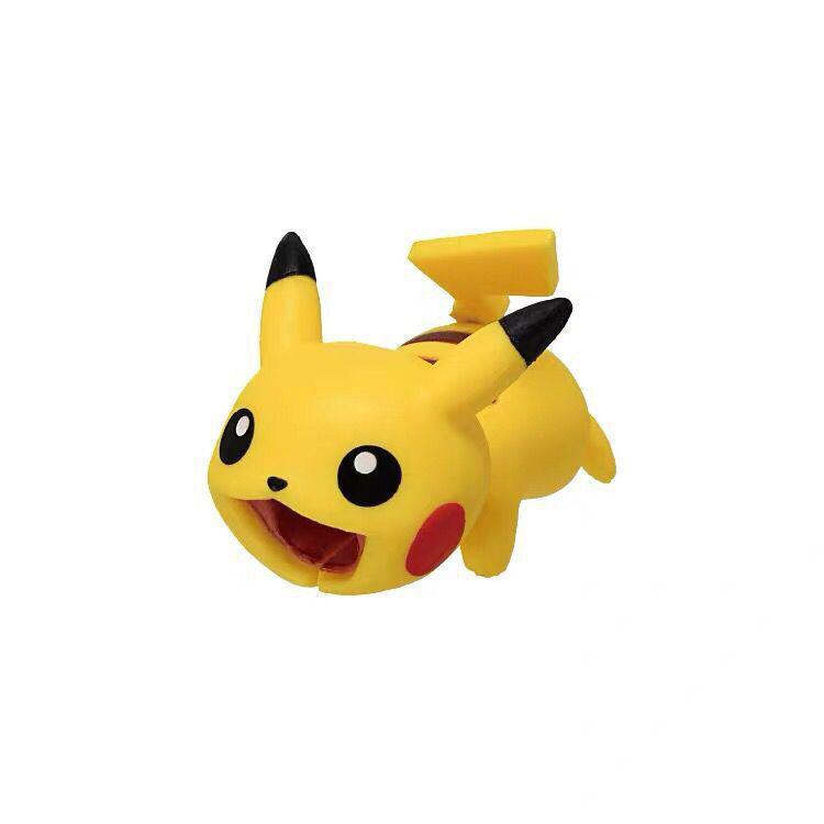 Pokémon Pikachu Eevee Squirtle Karakter Datakabel Beschermer Mode Cartoon Karakter USB Oplaadkabel Bijt Beschermer Speelgoed