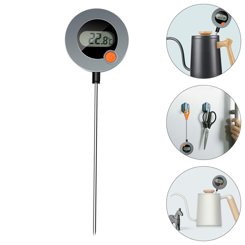 

Термометр с мгновенным считыванием зондового типа для кухни Мясо Барбекю Молоко Масло Контроль температуры Гаджеты для готовки