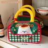 Large Capacity Insulated Bento Lunch Bag for Office, Breakfast & Meals