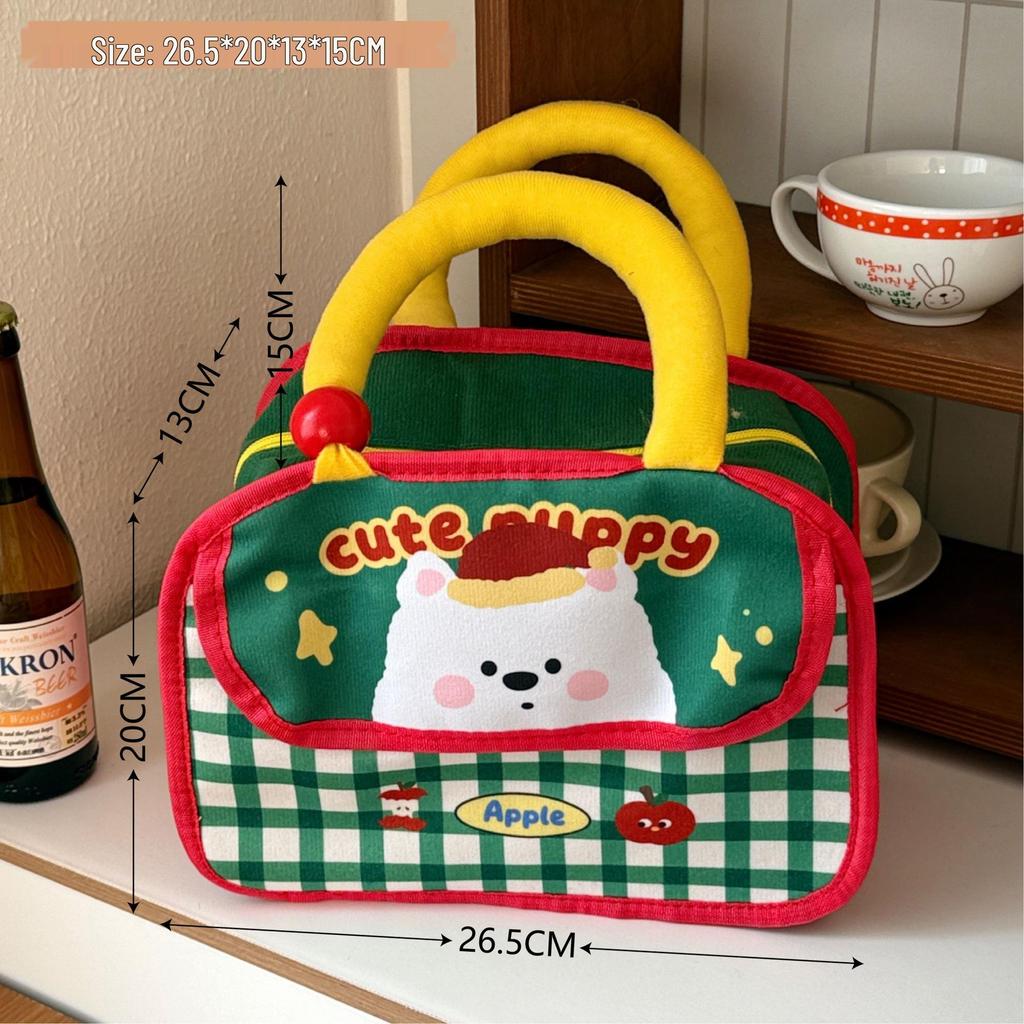 Large Capacity Insulated Bento Lunch Bag for Office, Breakfast & Meals